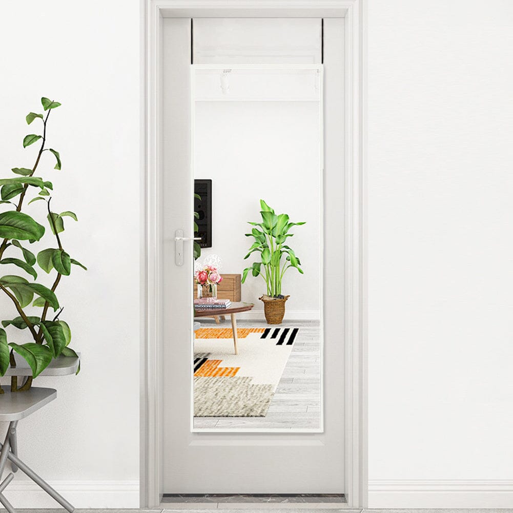 Metal Frame Over the Door Full Length Mirror Living and Home