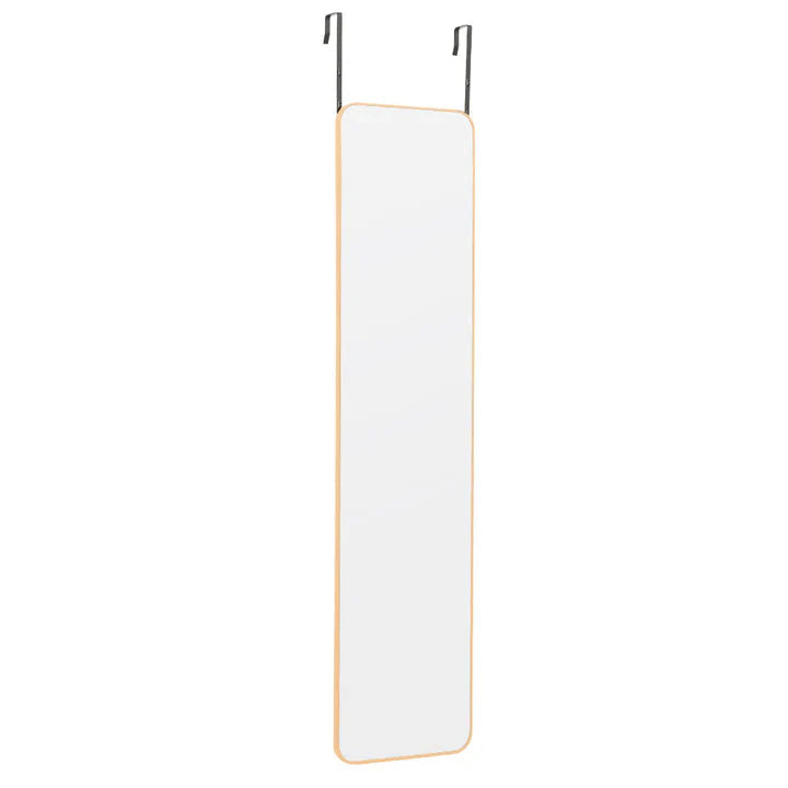 Full Length Mirror with Rounded Corners Door Hanging Living and Home
