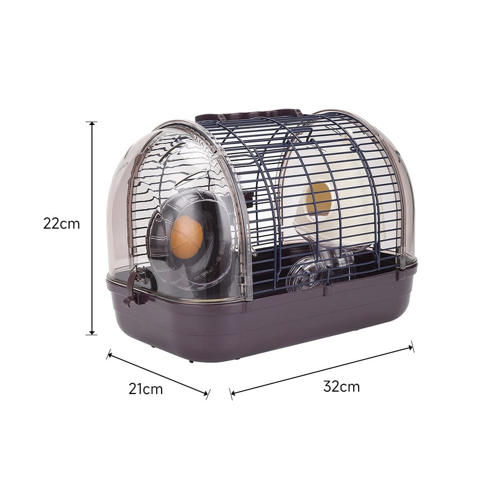 Crystal Hamster Cage: Stylish and Comfortable Outdoor Habitat Living and Home