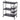 Sleek Black Microwave Rack with Four Tiers for Optimal Kitchen Organization Living and Home 71 * 35 * 90cm