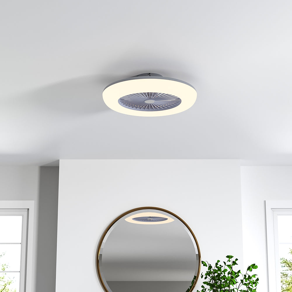 Dia 55cm 3-Wind Ceiling Fan with LED Light and Remote Control
