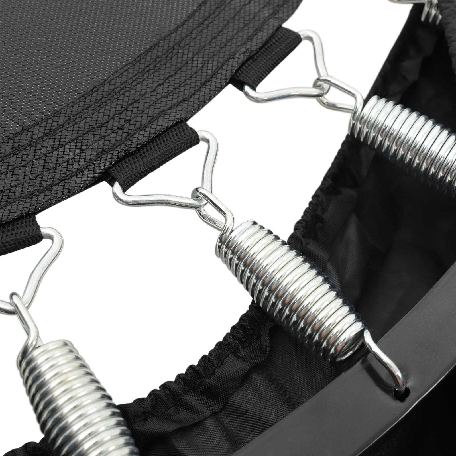 38 Inch Black Foldable Round Exercise Trampoline Trampolines Living and Home