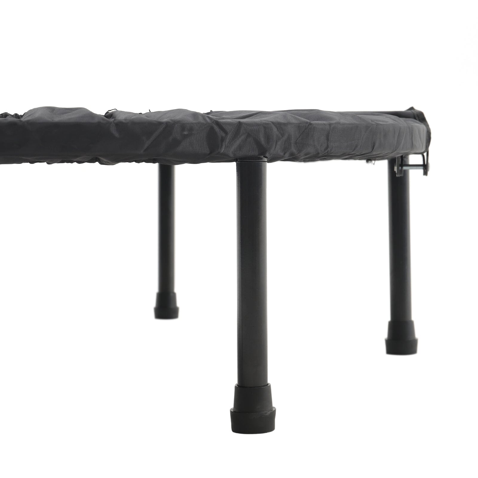 38 Inch Black Foldable Round Exercise Trampoline Trampolines Living and Home