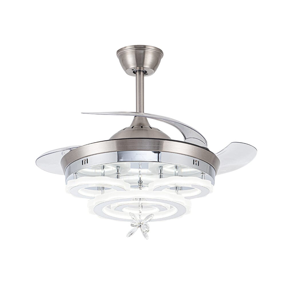 3 Light Changing Acrylic Ceiling Fan for Bedroom Living Room Ceiling Fans Living and Home