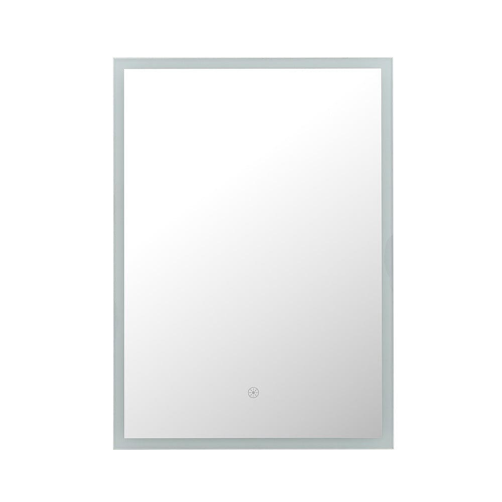 Modern Rectangular LED Bathroom Mirror with Wall Mount Cabinet Bathroom Mirror Cabinets Living and Home