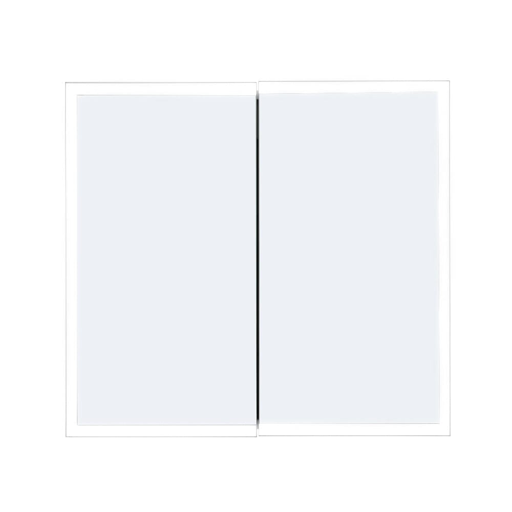 Elegant Double Door Bathroom Mirror LED Frameless Mirror Cabinet Bathroom Mirror Cabinets Living and Home