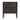 Dark Brown Wooden Nightstand with Metal Frame and 2 Drawers