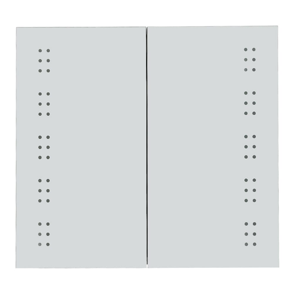 Frameless Double Door LED Bathroom Mirror Cabinet Bathroom Mirror Cabinets Living and Home