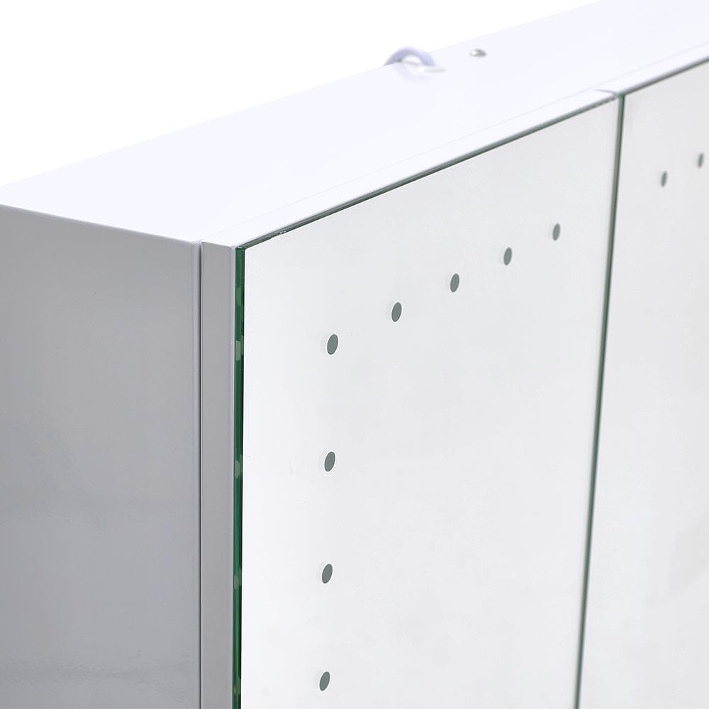 Morden Frameless Mirror Cabinet with LED Lighting Bathroom Mirror Cabinets Living and Home