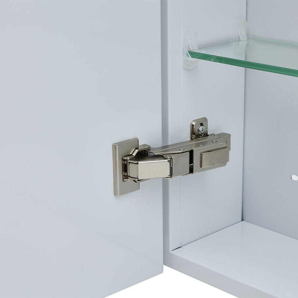 Mordern Frameless 1 Door LED Mirror Cabitnet Bathroom Mirror Cabinets Living and Home