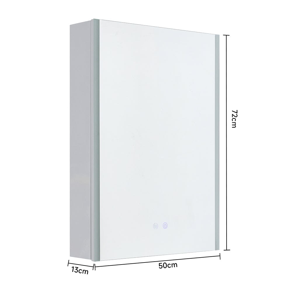 Mordern Frameless 1 Door LED Mirror Cabitnet Bathroom Mirror Cabinets Living and Home