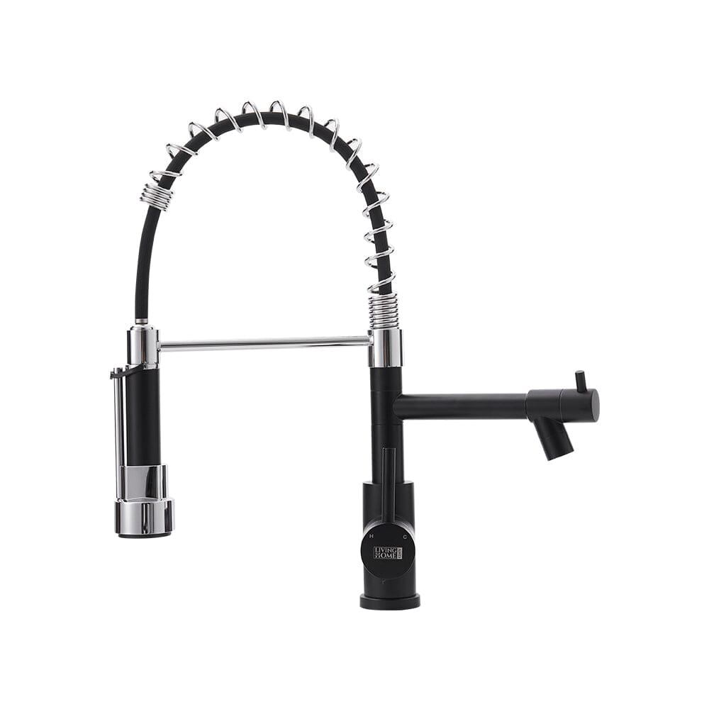 Kitchen Faucet with Pull Down Spring Spout and Pot Filler Kitchen Taps Living and Home
