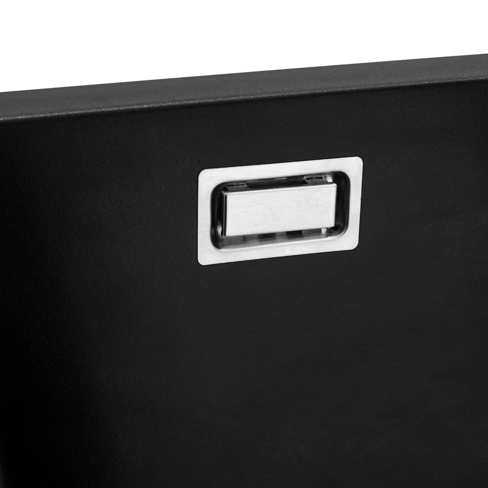 Black High-quality Equal Double Bowl Undermount Kitchen Sink Kitchen Sinks Living and Home