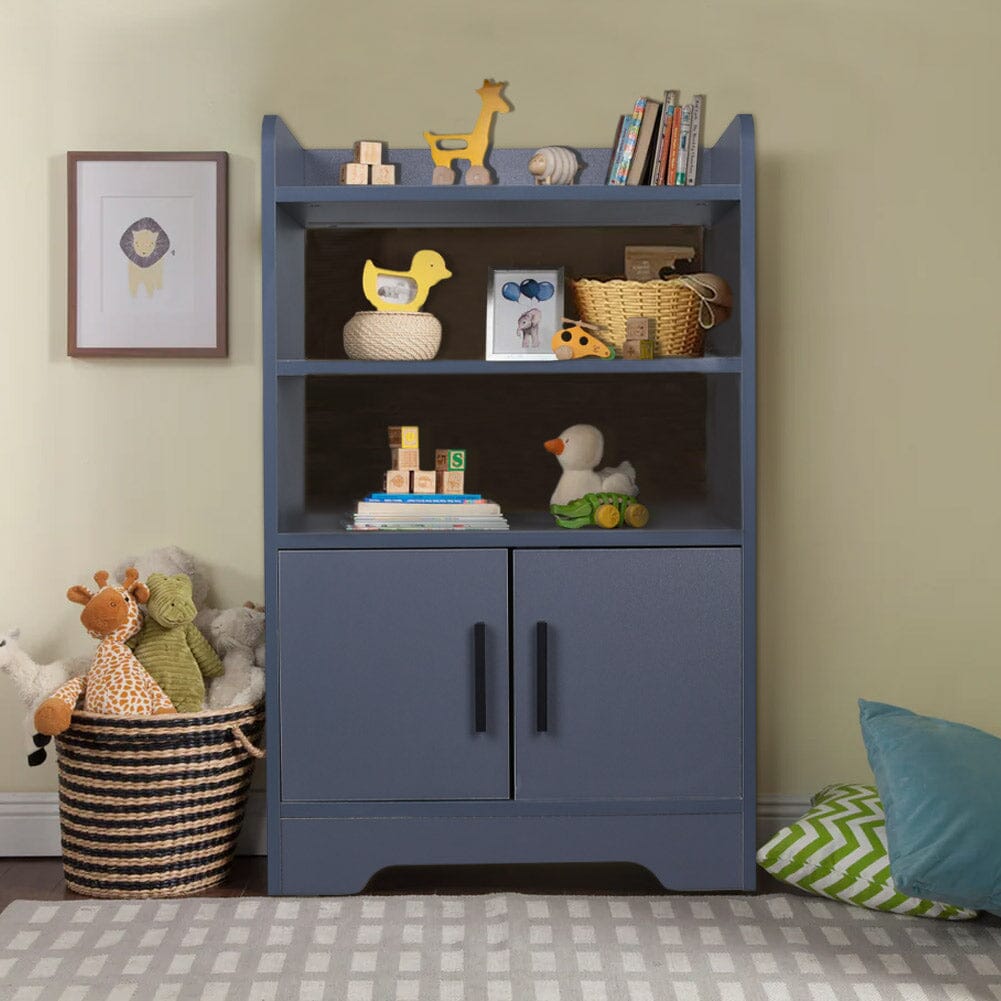 80cm H Contemporary Wooden Sideboard Cabinet with Open Storage Cabinets Living and Home