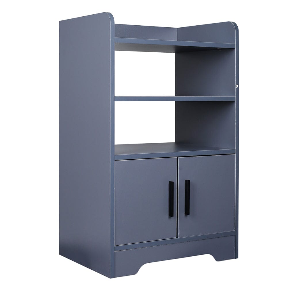 80cm H Contemporary Wooden Sideboard Cabinet with Open Storage Cabinets Living and Home