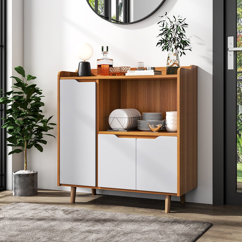 Contemporary Home Sideboard Cabinet with Storage Living and Home