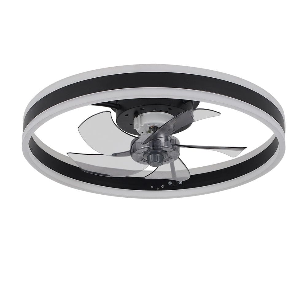 Contemporary Ceiling Fan with LED Lights and Smart Control Living and Home