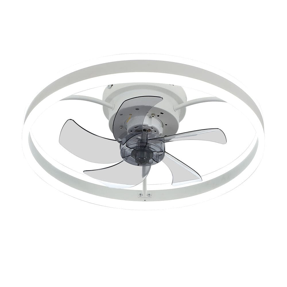 Contemporary Ceiling Fan with LED Lights and Smart Control Living and Home