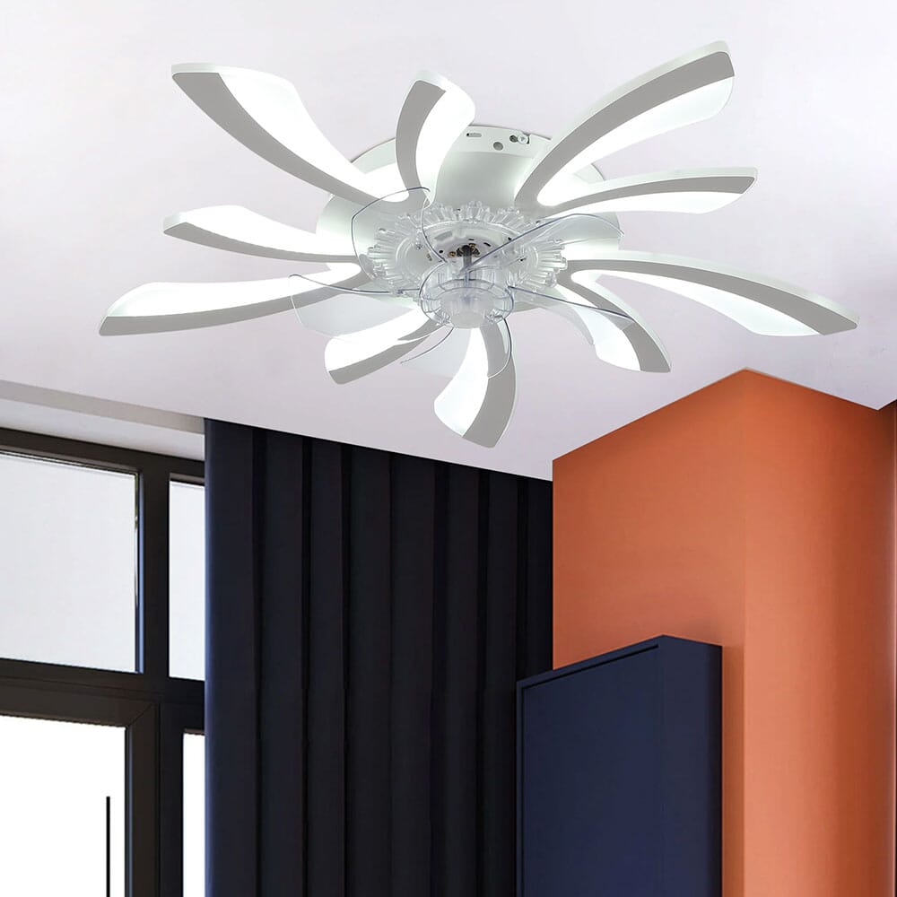 78cm Dia. Acrylic Creative Ceiling Fan with LED Lights Ceiling Fans Living and Home