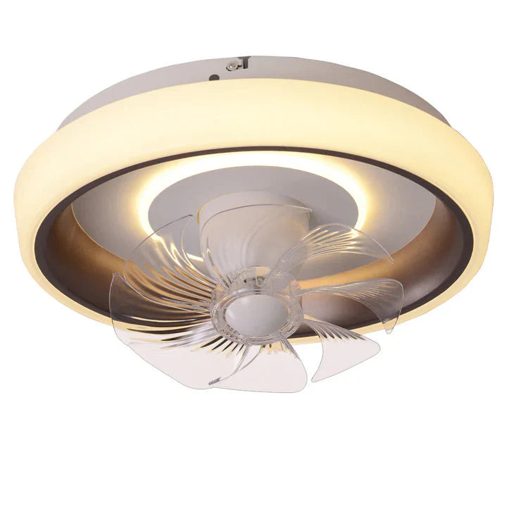 20inch Ceiling Mount LED Fan Light with 8 Blades Living and Home