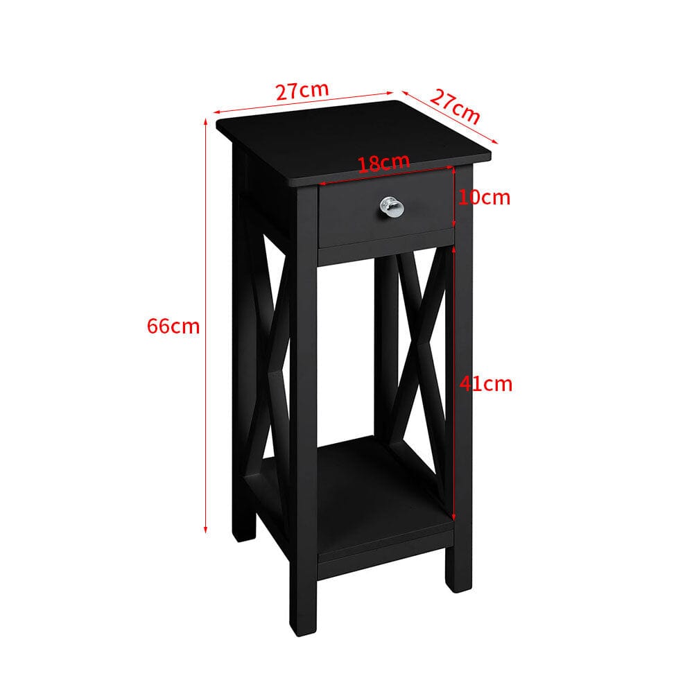 Wooden One Drawer Slim Console Table Living and Home