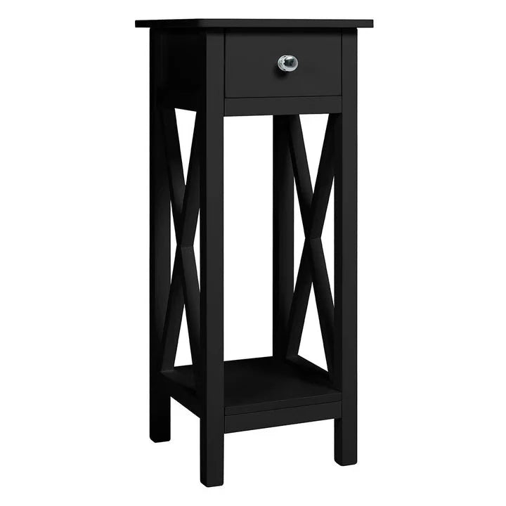 Wooden One Drawer Slim Console Table Living and Home