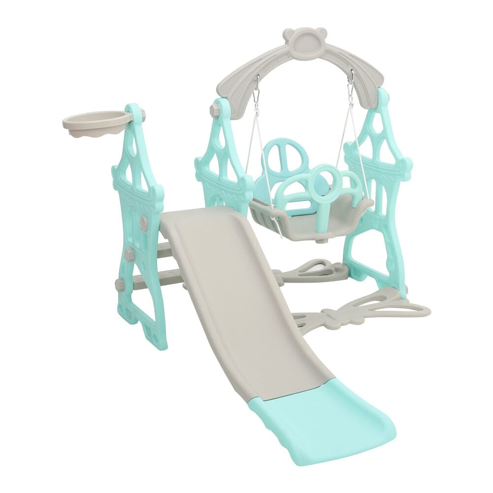 Toddler Swing and Slide Playset for Indoor and Outdoor Living and Home