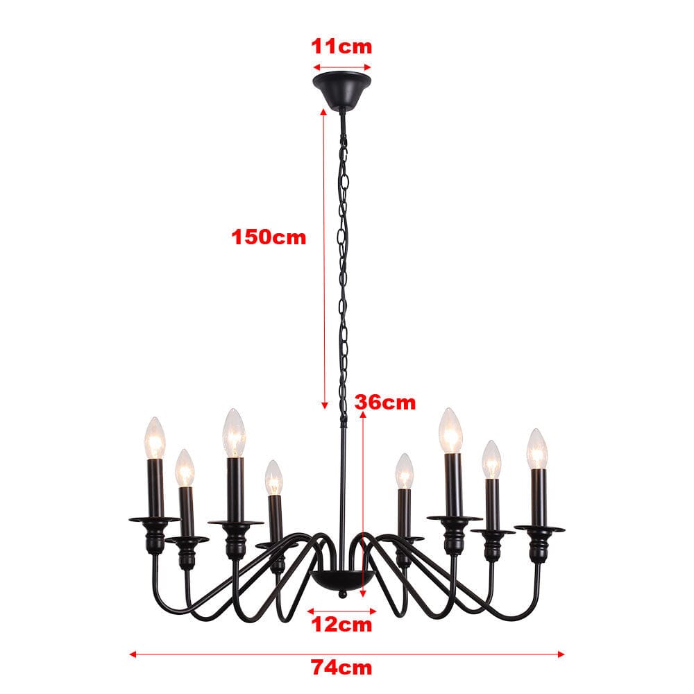 Vintage Style Candle Pendant Light Living and Home