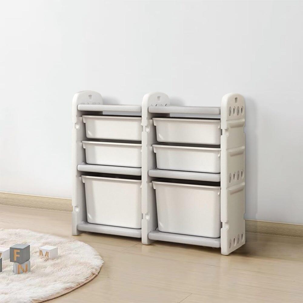 Kids Storage Cabinet for Toys Clothes Books Plastic Organizer Kids' Furniture Living and Home
