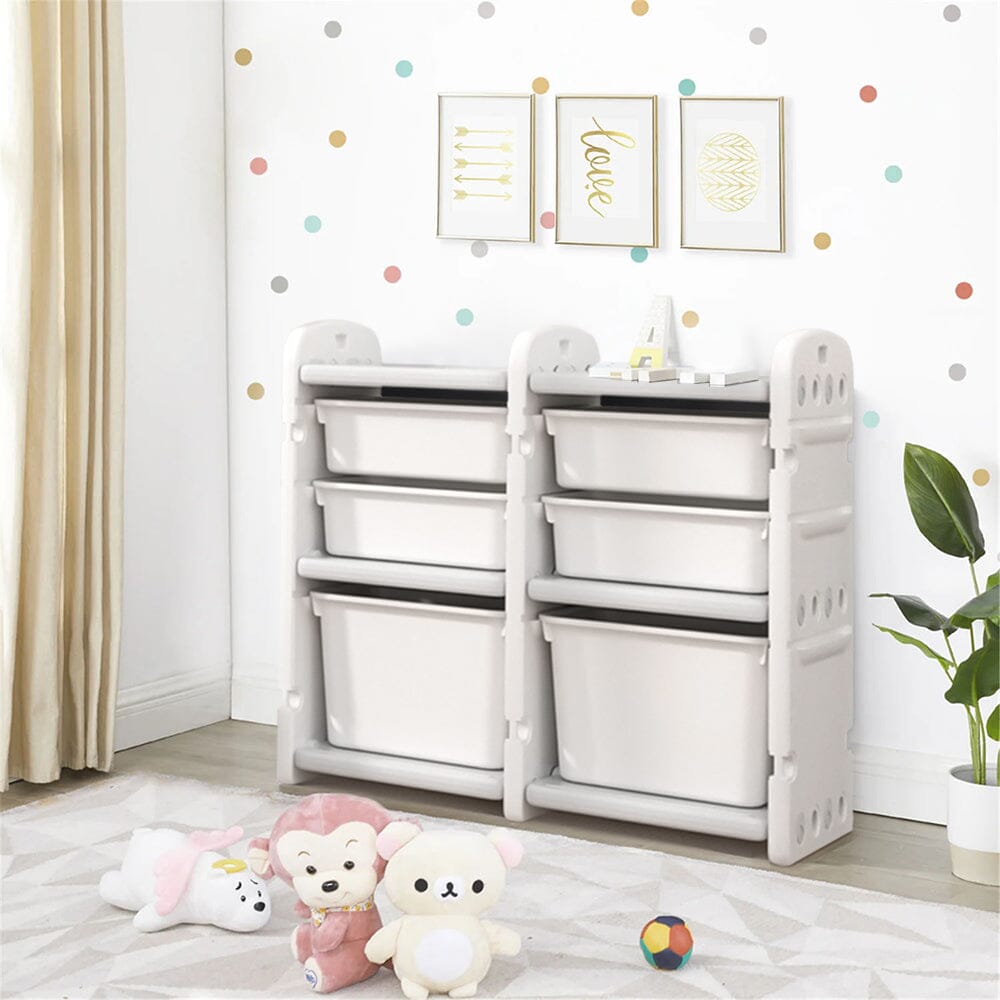 Storage Cabinet for Toys Clothes Books Plastic Organizer Storage Drawers Living and Home