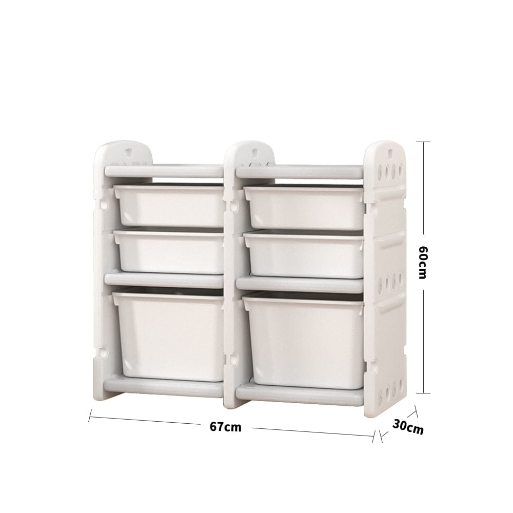 Kids Storage Cabinet for Toys Clothes Books Plastic Organizer Kids' Furniture Living and Home