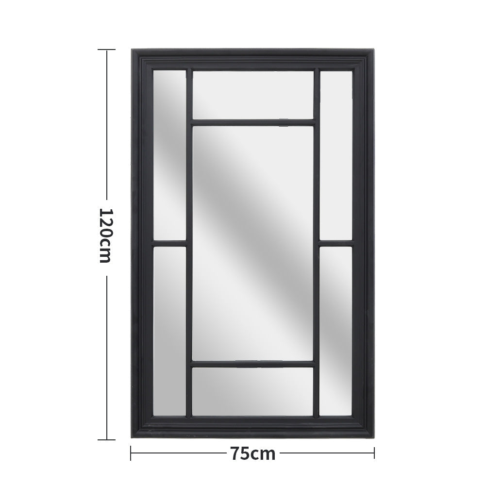 Hanging Decor Wall Mirror Modern Black Framed Wall Decoration Wall Mirrors Living and Home
