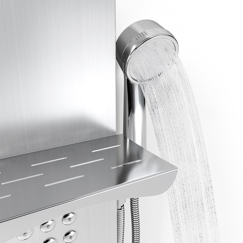 Shower Panel Tower System Bathroom with Hand Shower Water Heaters Living and Home