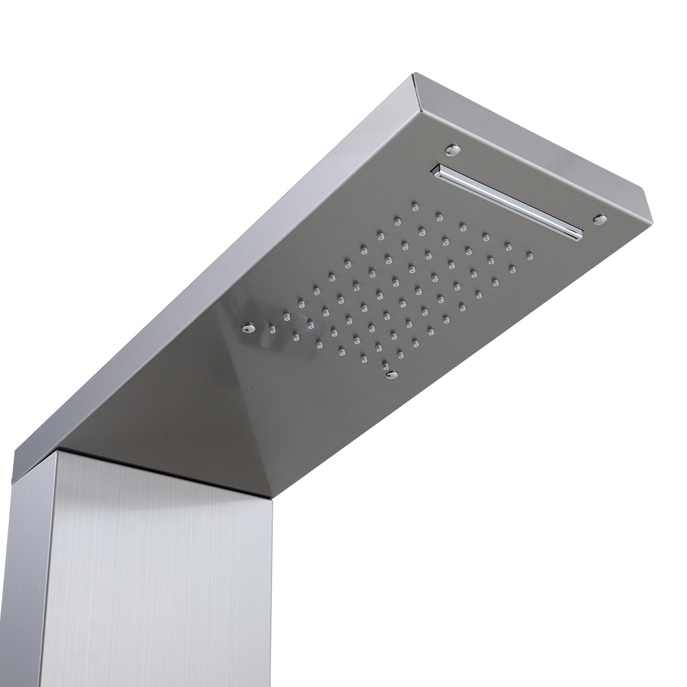 Shower Panel Tower System Bathroom with Hand Shower Water Heaters Living and Home