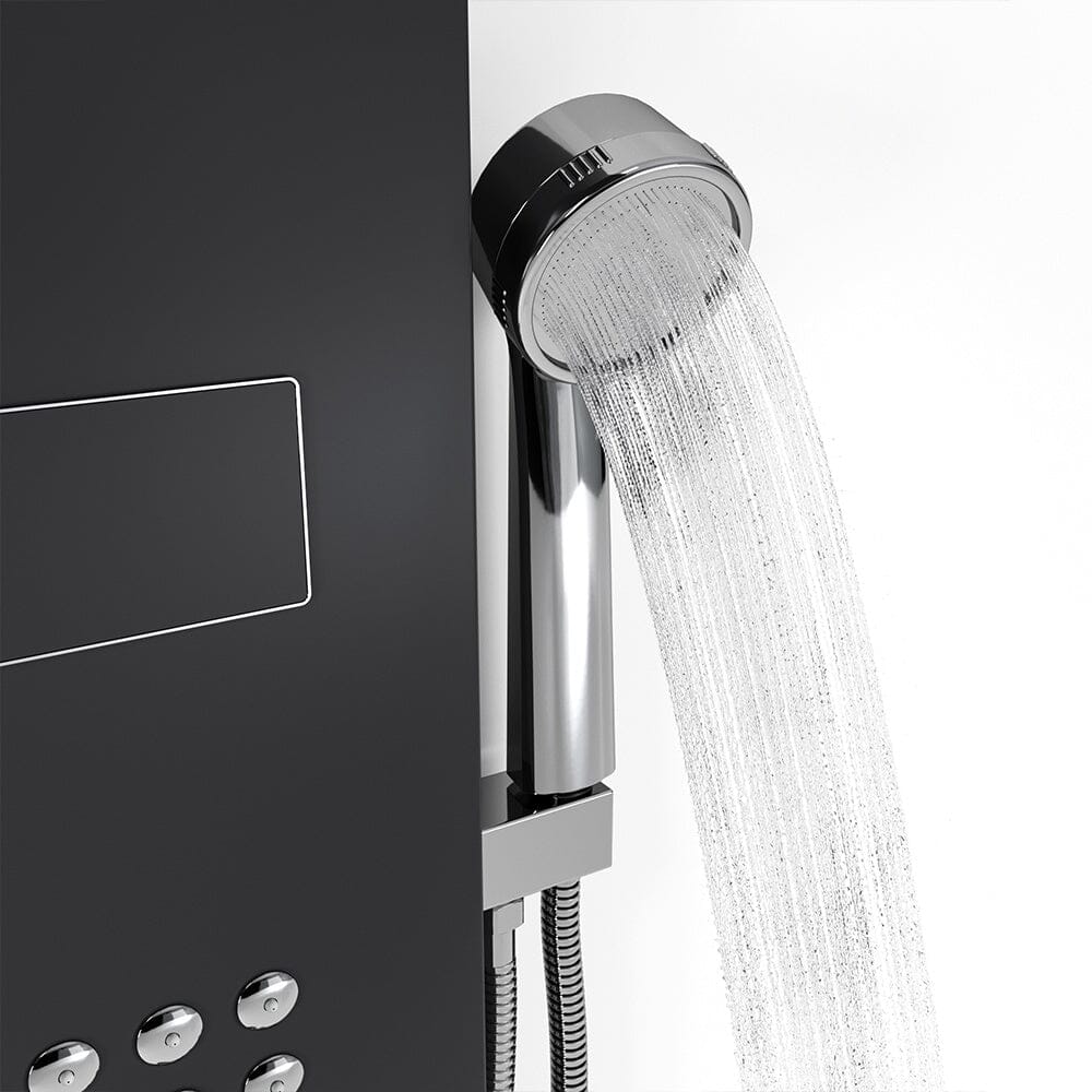 5 Function LED Display Shower Panel Shower System with Hand Shower Head Shower Systems Living and Home