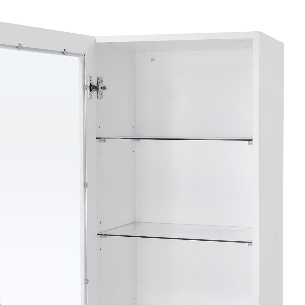 190cm H White 2-Door Tall Bathroom Cabinet Bathroom Cabinets Living and Home