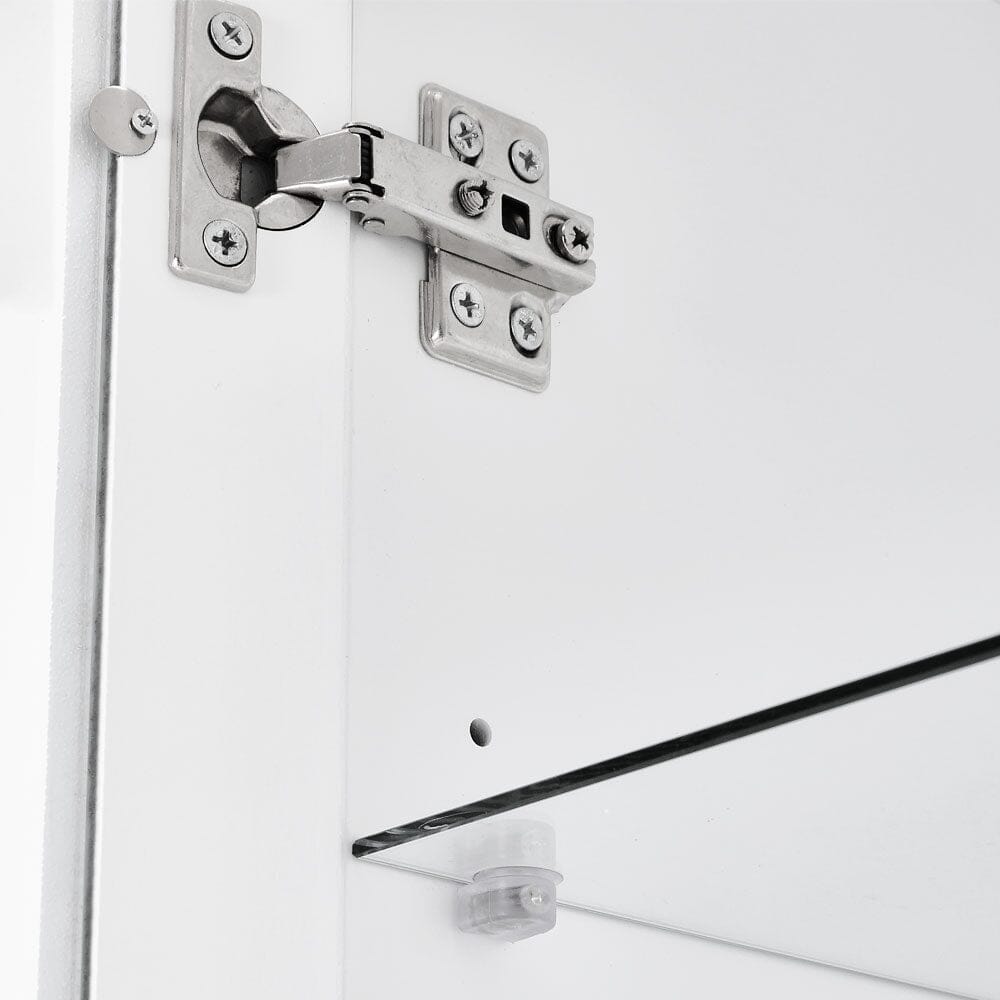 190cm H White 2-Door Tall Bathroom Cabinet Bathroom Cabinets Living and Home