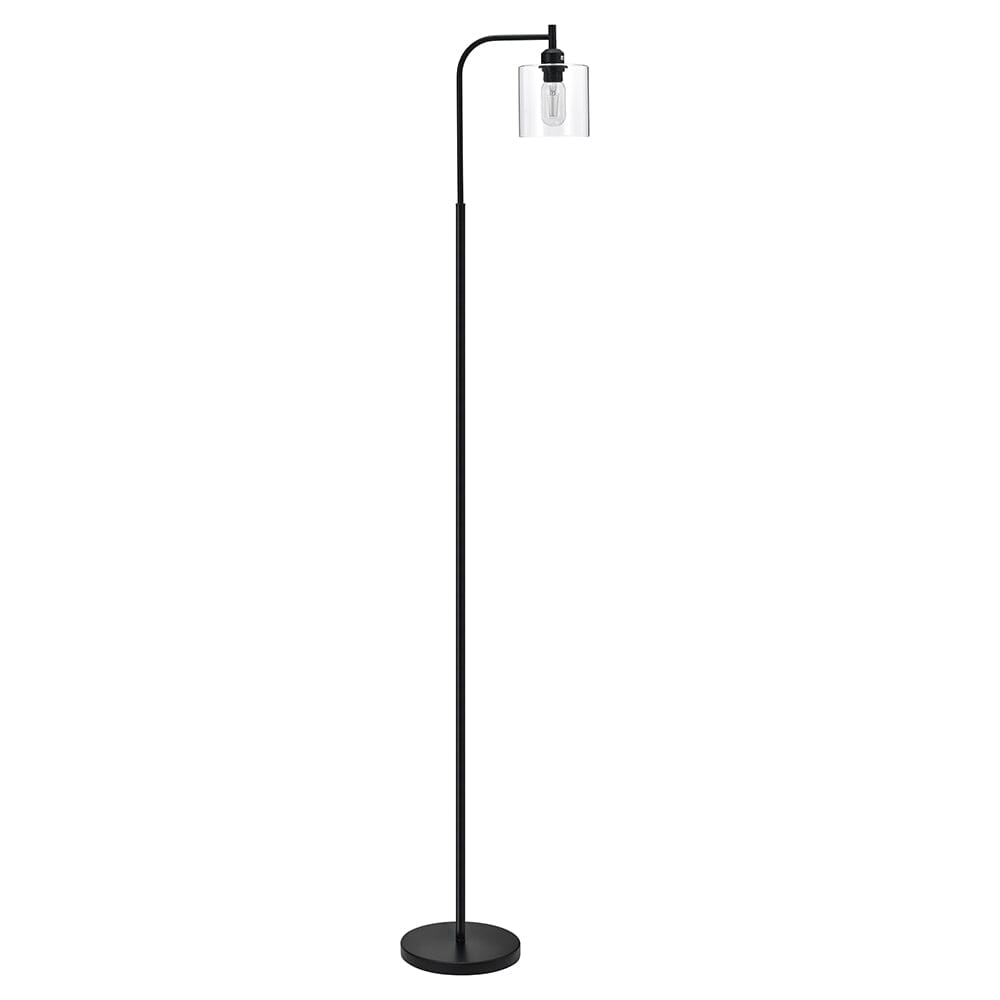 Minimalist Floor Lamp with Glass Lampshade Floor Lamps Living and Home
