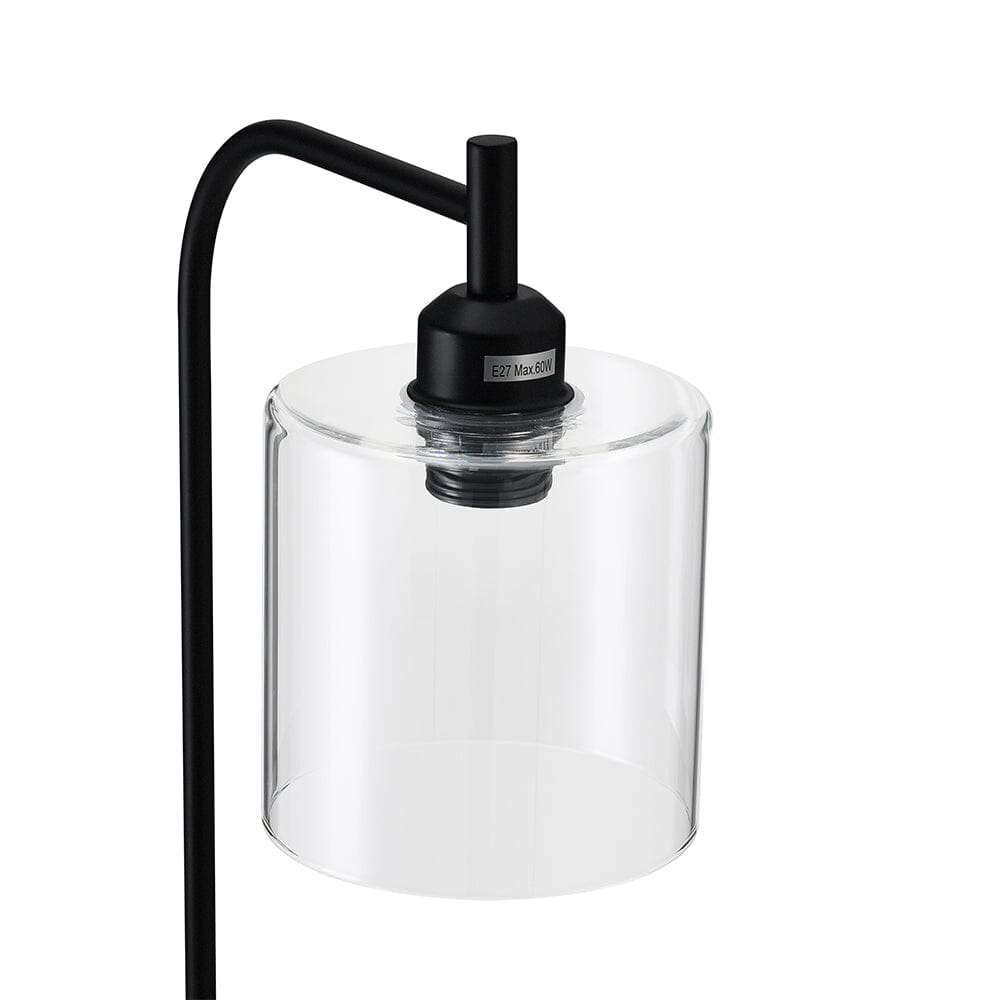 Minimalist Floor Lamp with Glass Lampshade Floor Lamps Living and Home