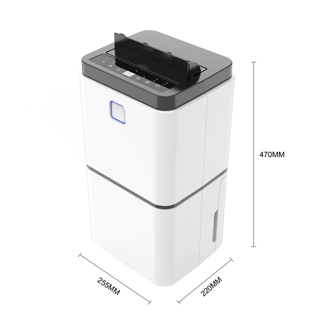 WiFi 12L Dehumidifier with Water Tank Wheels Dehumidifiers Living and Home