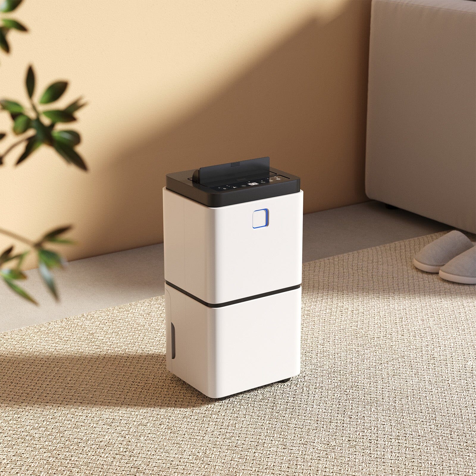 WiFi 12L Dehumidifier with Water Tank Wheels Dehumidifiers Living and Home