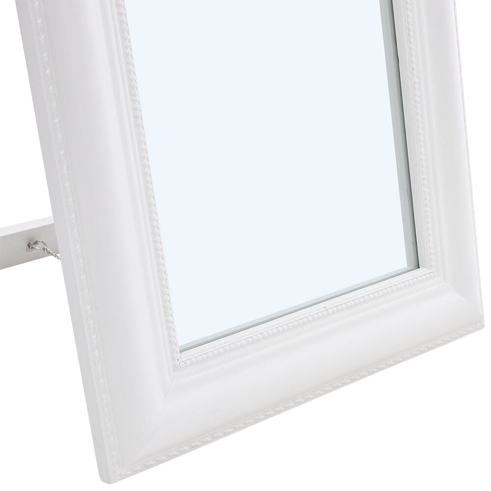 150cm H Modern White Framed Full Length Mirror Wood Beveled Floor Mirror Full Length Mirrors Living and Home