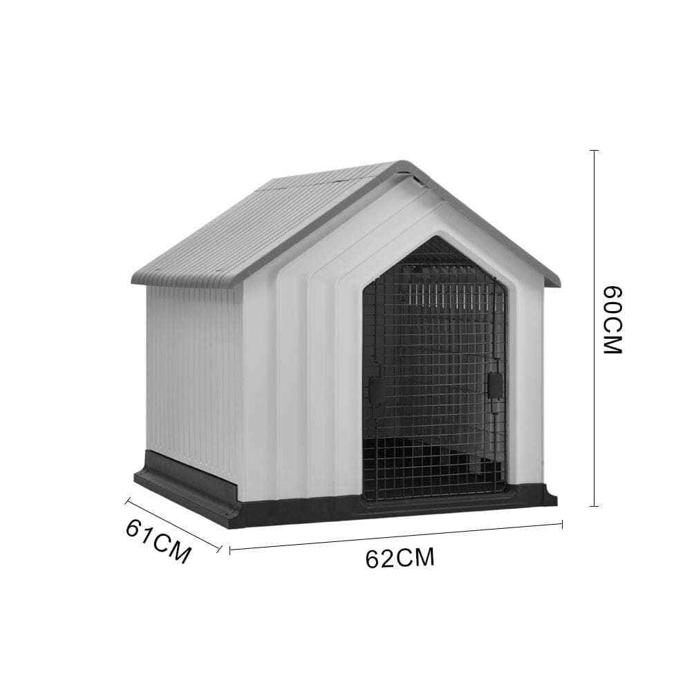 Waterproof Plastic Dog House Pet Kennel with Door Dog Houses Living and Home