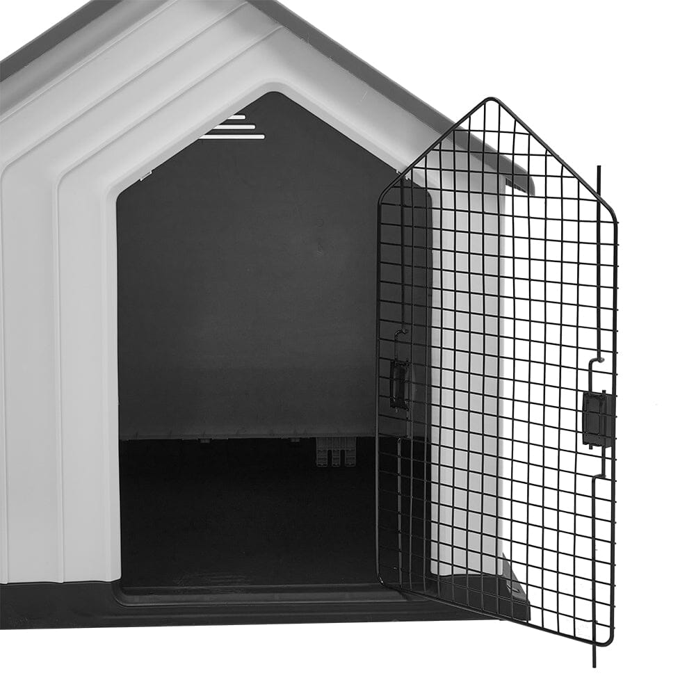 Waterproof Plastic Dog House Pet Kennel with Door Dog Houses Living and Home