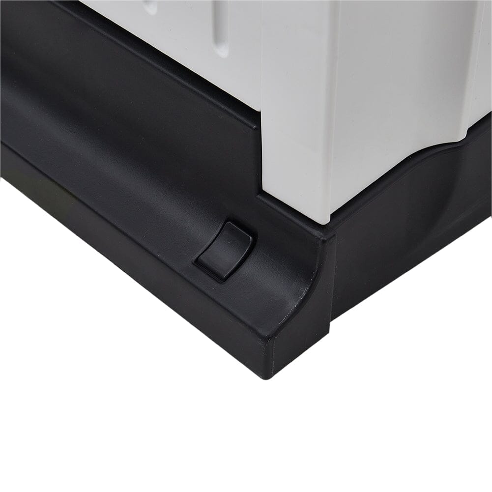 Waterproof Plastic Dog House Pet Kennel with Door Dog Houses Living and Home