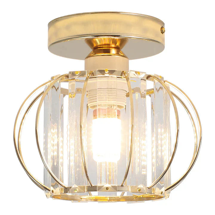 Metal Lantern Shape 1-Light Pendant Light Living and Home