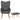 Soft Velvet Wingback Lounge Chair and Footstool Wingback Chairs Living and Home