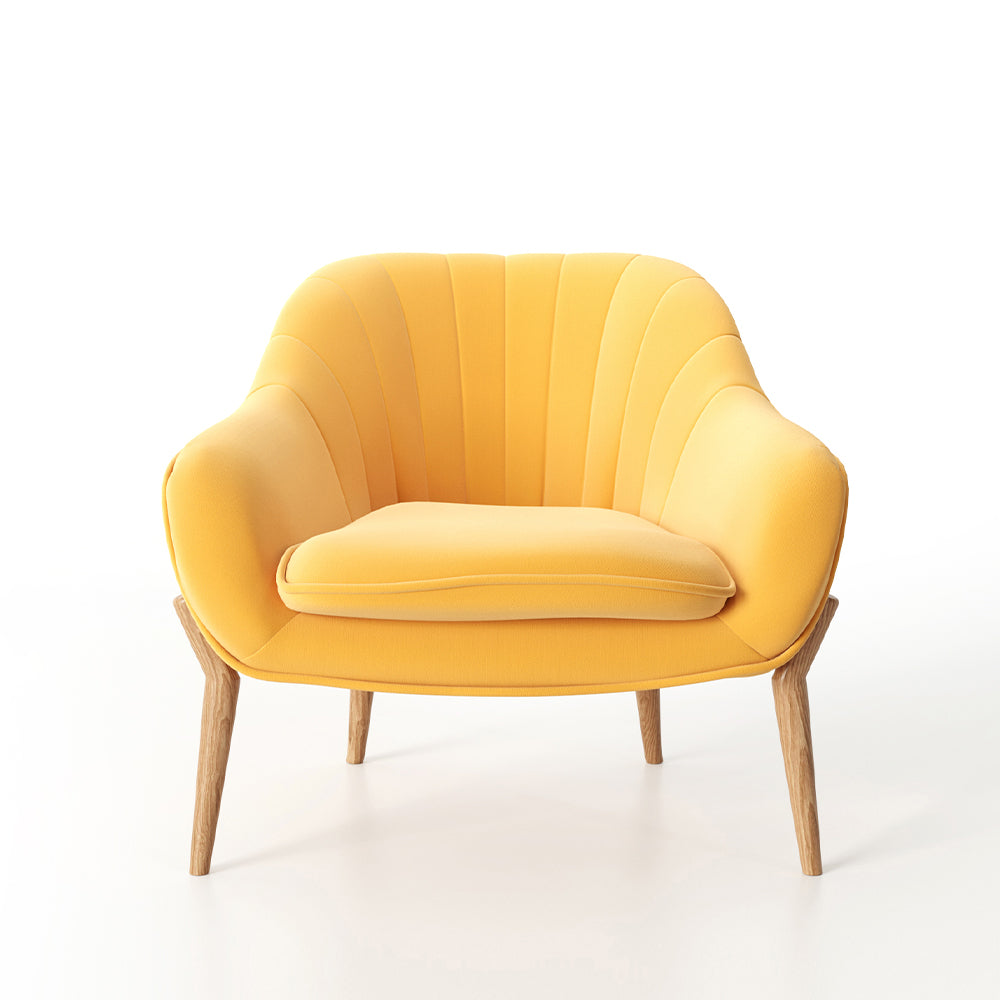 Velvet Tub Chair Barrel Accent Armchair Accent Chair Living and Home