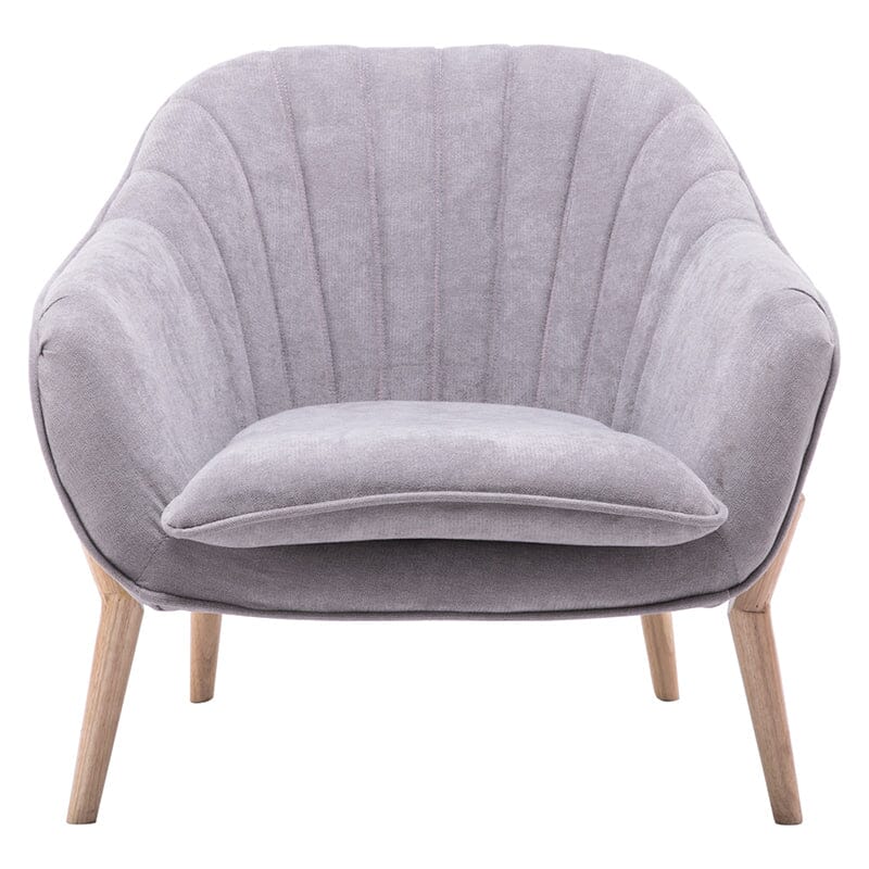 75cm Height Armchair Brushed Tub Chair Faux Wool Barrel Accent Tub Chairs Living and Home