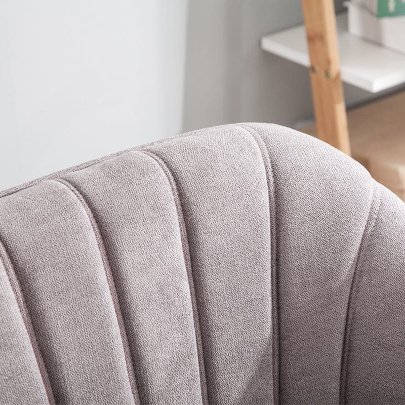 75cm Height Armchair Brushed Tub Chair Faux Wool Barrel Accent Tub Chairs Living and Home